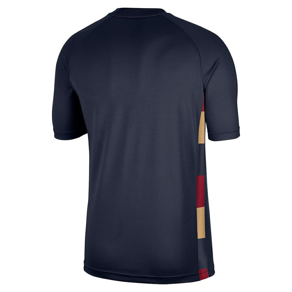 Cleveland Cavaliers Classic Edition Hardwood Classics Authentic Game Shooting T-Shirt sale - Navy outlet