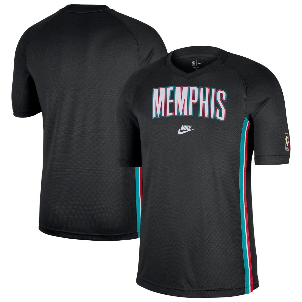 Memphis Grizzlies Classic Edition Hardwood Classics Authentic Game Shooting Dri-FIT Raglan T-Shirt - Black sale