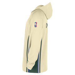 Milwaukee Bucks 2025/26 City Edition Remix Authentic On-Court Quarter-Zip Dri-FIT Hooded Jacket - White online