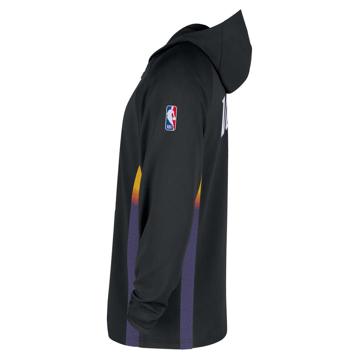 Phoenix Suns 2025/26 City Edition Remix Authentic On-Court Quarter-Zip Dri-FIT Hooded Jacket - Black sale