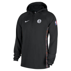 Brooklyn Nets 2025/26 City Edition Remix Authentic On-Court Quarter-Zip Dri-FIT Hooded Jacket - Black outlet