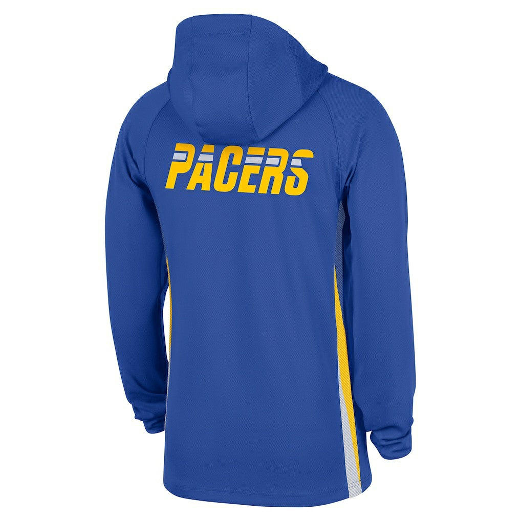 Indiana Pacers 2025/26 City Edition Remix Authentic On-Court Quarter-Zip Dri-FIT Hooded Jacket - Blue on sale