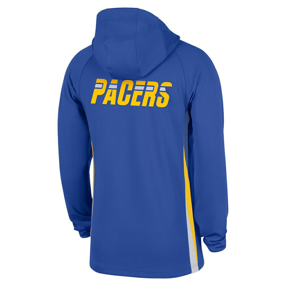 Indiana Pacers 2025/26 City Edition Remix Authentic On-Court Quarter-Zip Dri-FIT Hooded Jacket - Blue on sale