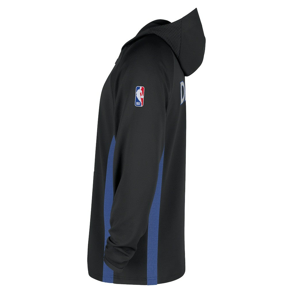 Dallas Mavericks 2025/26 City Edition Remix Authentic On-Court Quarter-Zip Dri-FIT Hooded Jacket sale - Black on sale