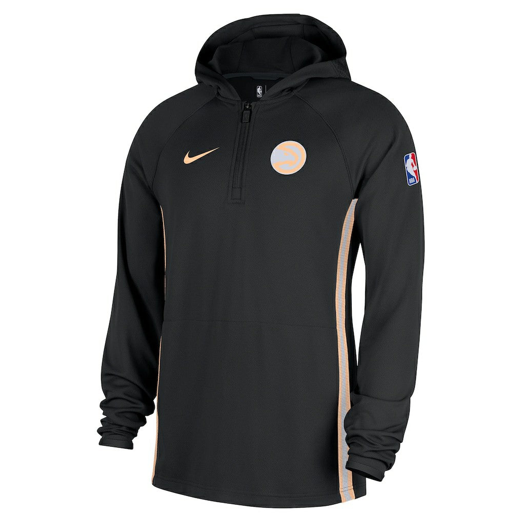 Atlanta Hawks 2025/26 City Edition Remix Authentic On-Court Quarter-Zip Dri-FIT Hooded Jacket - Black sale
