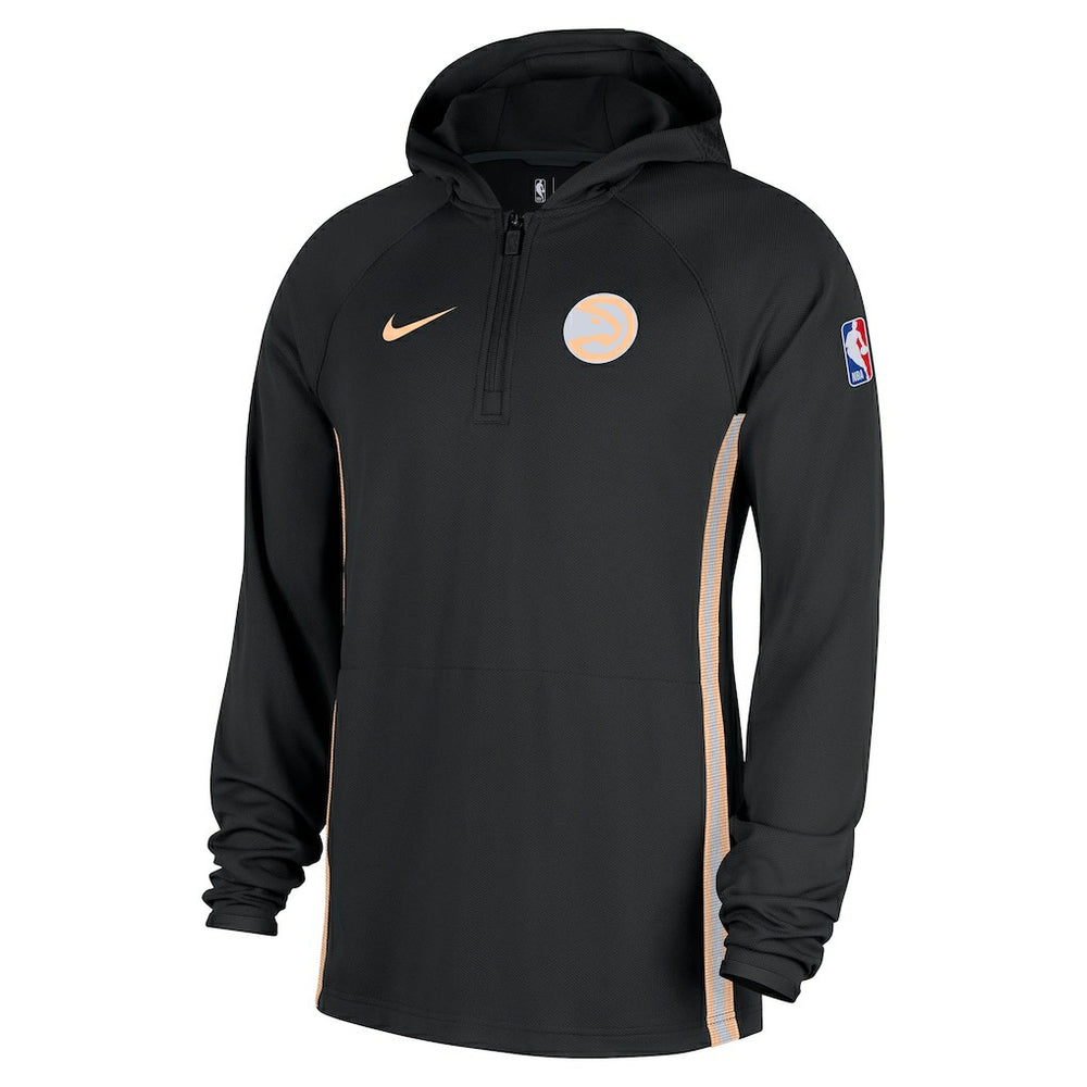 Atlanta Hawks 2025/26 City Edition Remix Authentic On-Court Quarter-Zip Dri-FIT Hooded Jacket - Black sale
