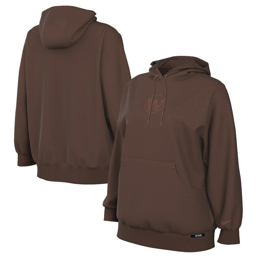 Golden State Warriors Women's 2025/26 City Edition Remix Premium Fleece Hoodie sale - Brown cheap