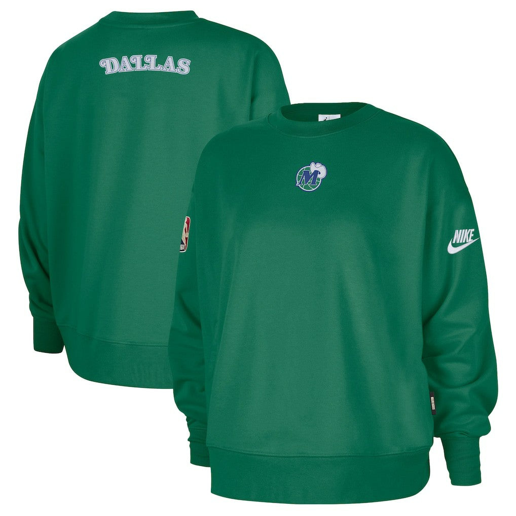 Dallas Mavericks Women's Classic Edition Hardwood Classics Premium Phoenix Fleece Sweatshirt sale - Green sale