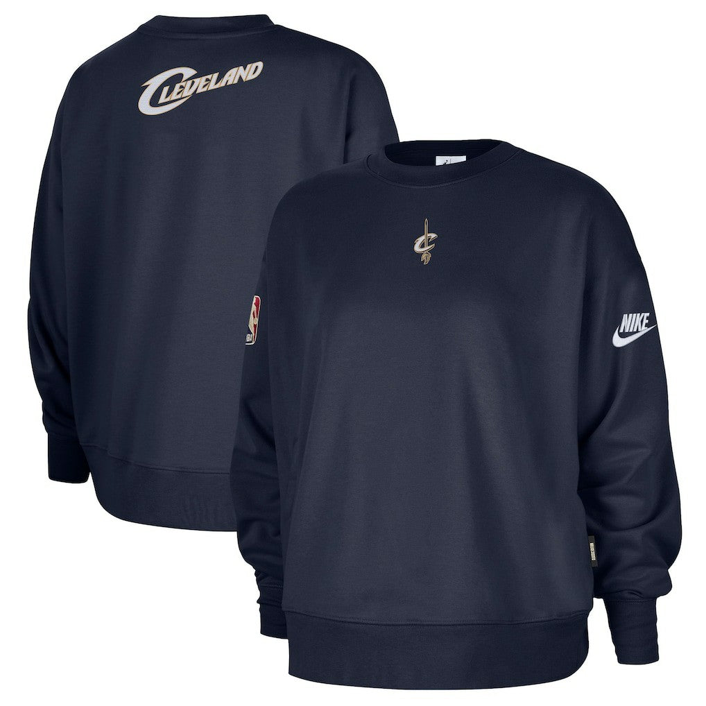 Cleveland Cavaliers Women's Classic Edition Hardwood Classics Premium Phoenix Fleece Sweatshirt sale - Navy for sale
