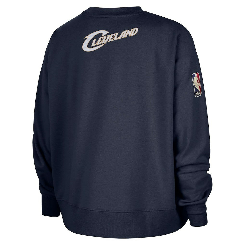 Cleveland Cavaliers Women's Classic Edition Hardwood Classics Premium Phoenix Fleece Sweatshirt sale - Navy for sale