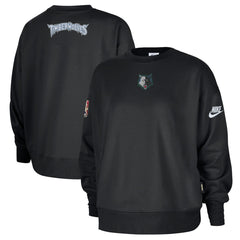 Minnesota Timberwolves Women's Classic Edition Hardwood Classics Premium Phoenix Fleece Sweatshirt - Black on sale
