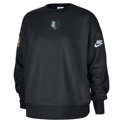 Minnesota Timberwolves Women's Classic Edition Hardwood Classics Premium Phoenix Fleece Sweatshirt - Black on sale