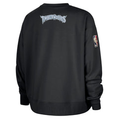 Minnesota Timberwolves Women's Classic Edition Hardwood Classics Premium Phoenix Fleece Sweatshirt - Black on sale