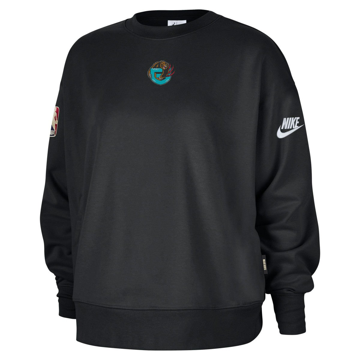 Memphis Grizzlies Women's Classic Edition Hardwood Classics Premium Phoenix Fleece Sweatshirt - Black cheap