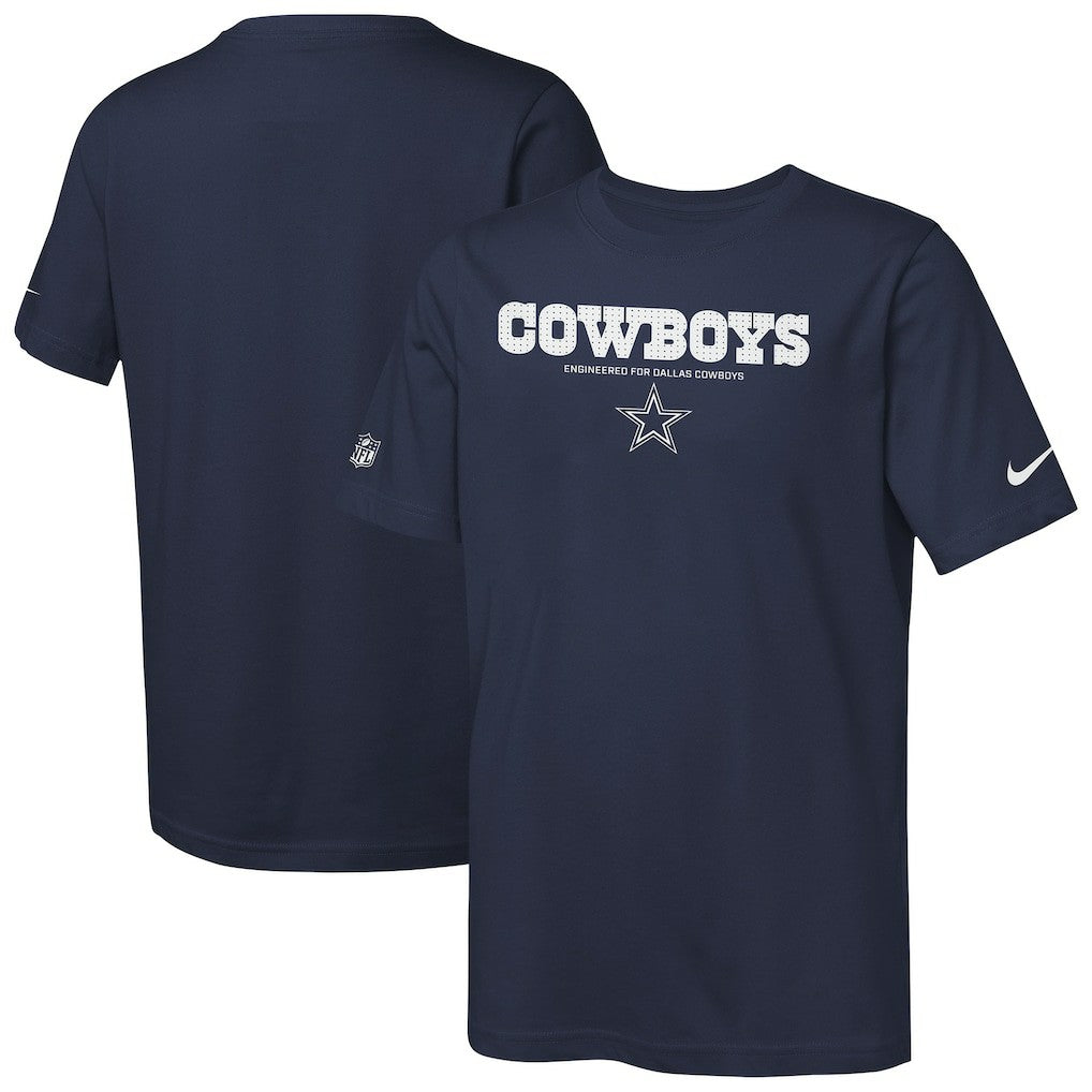 Dallas Cowboys Youth Sideline Team Issue T-Shirt - Navy sale