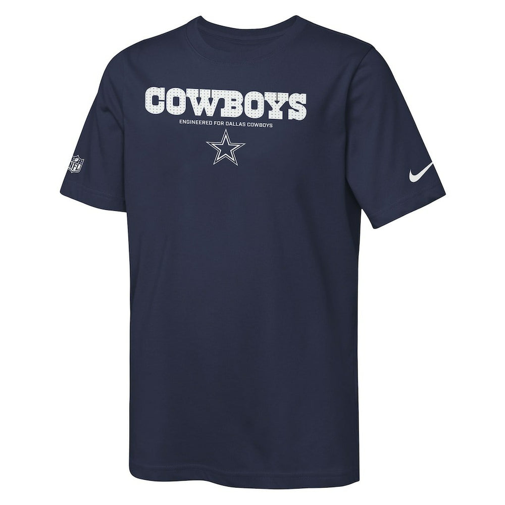 Dallas Cowboys Youth Sideline Team Issue T-Shirt - Navy sale