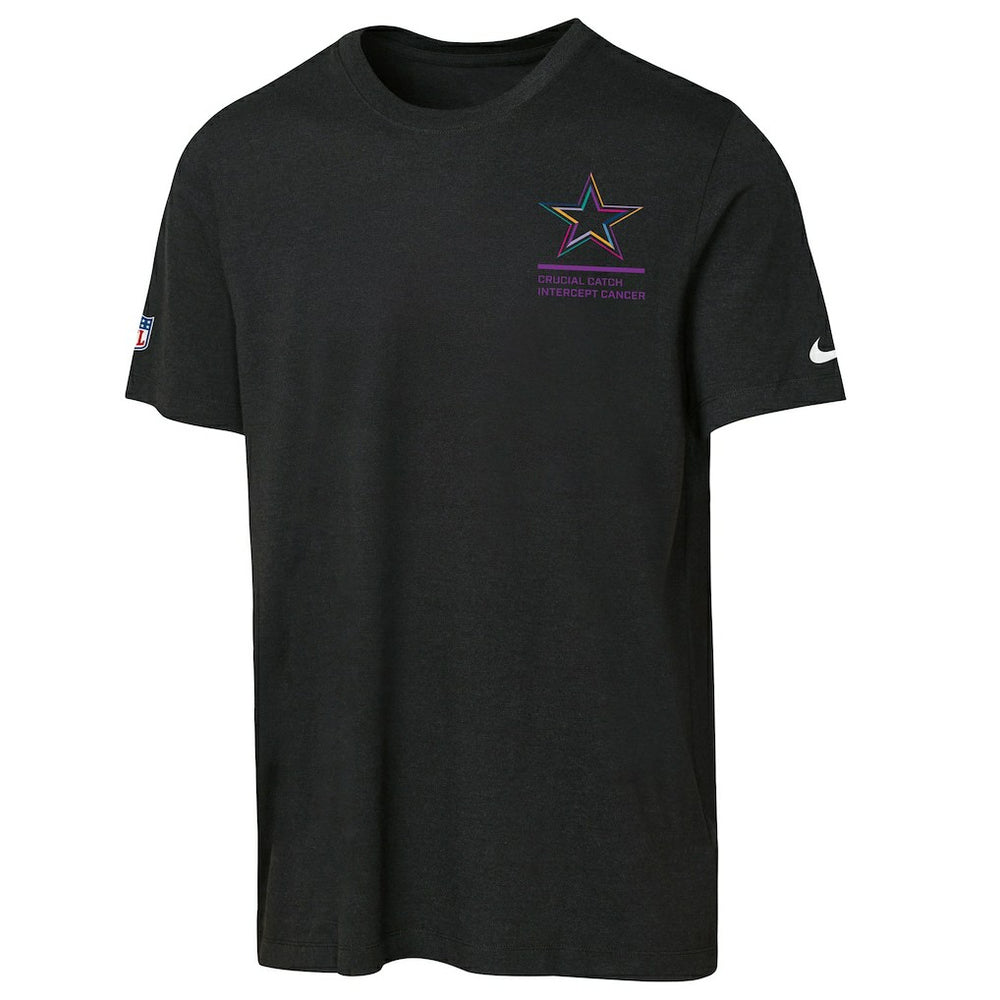 Dallas Cowboys Youth 2025 NFL Crucial Catch Tri-Blend Dri-FIT T-Shirt - Black discount