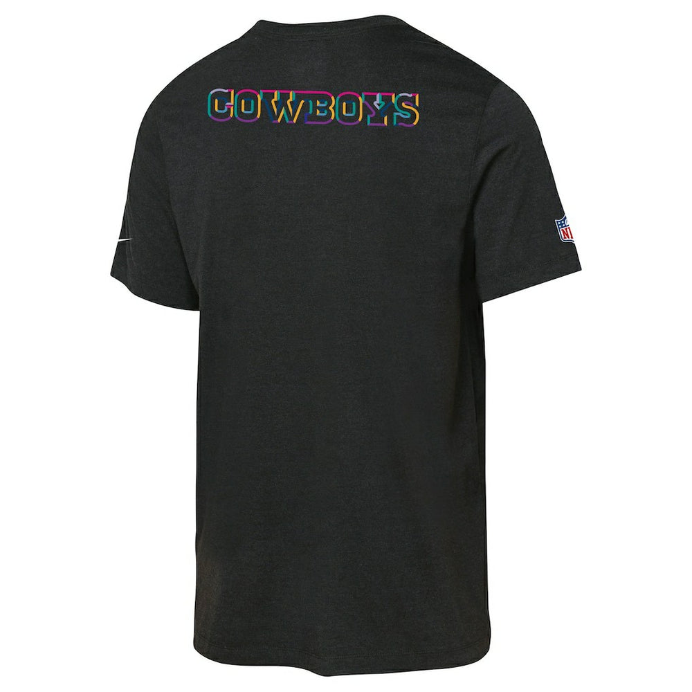 Dallas Cowboys Youth 2025 NFL Crucial Catch Tri-Blend Dri-FIT T-Shirt - Black discount