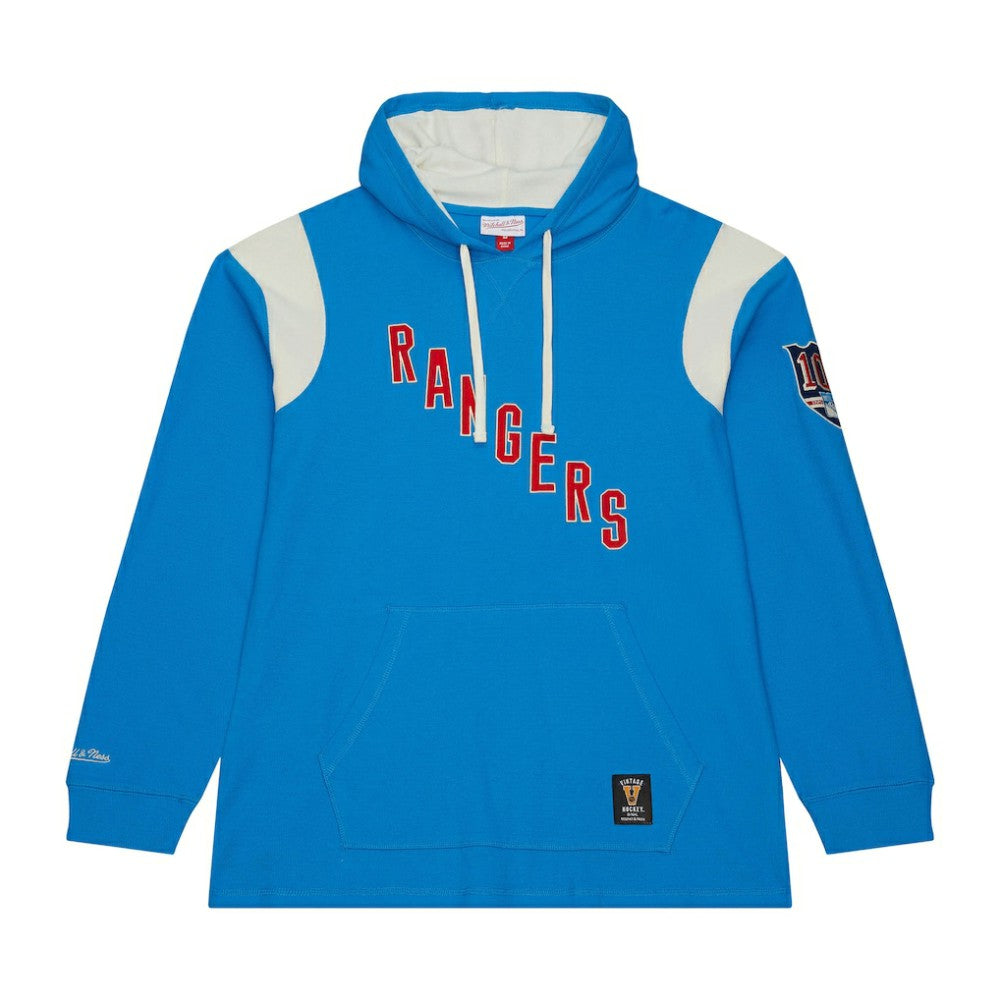 New York Rangers Centennial Lightweight Thermal Hoodie - Blue/White Hoodies