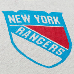 New York Rangers Mitchell & Ness Centennial Retro Logo Sweater - Cream