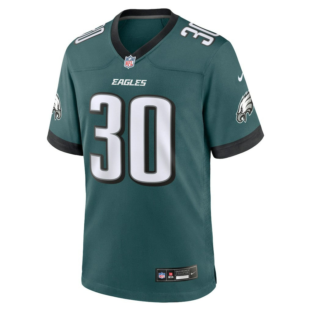 Jihaad Campbell Philadelphia Eagles 2025 NFL Draft First Round Pick Game Jersey - Green discount