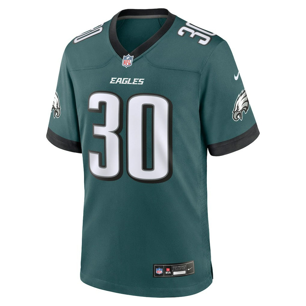 Jihaad Campbell Philadelphia Eagles 2025 NFL Draft First Round Pick Game Jersey - Green discount