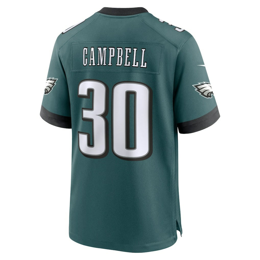 Jihaad Campbell Philadelphia Eagles 2025 NFL Draft First Round Pick Game Jersey - Green discount
