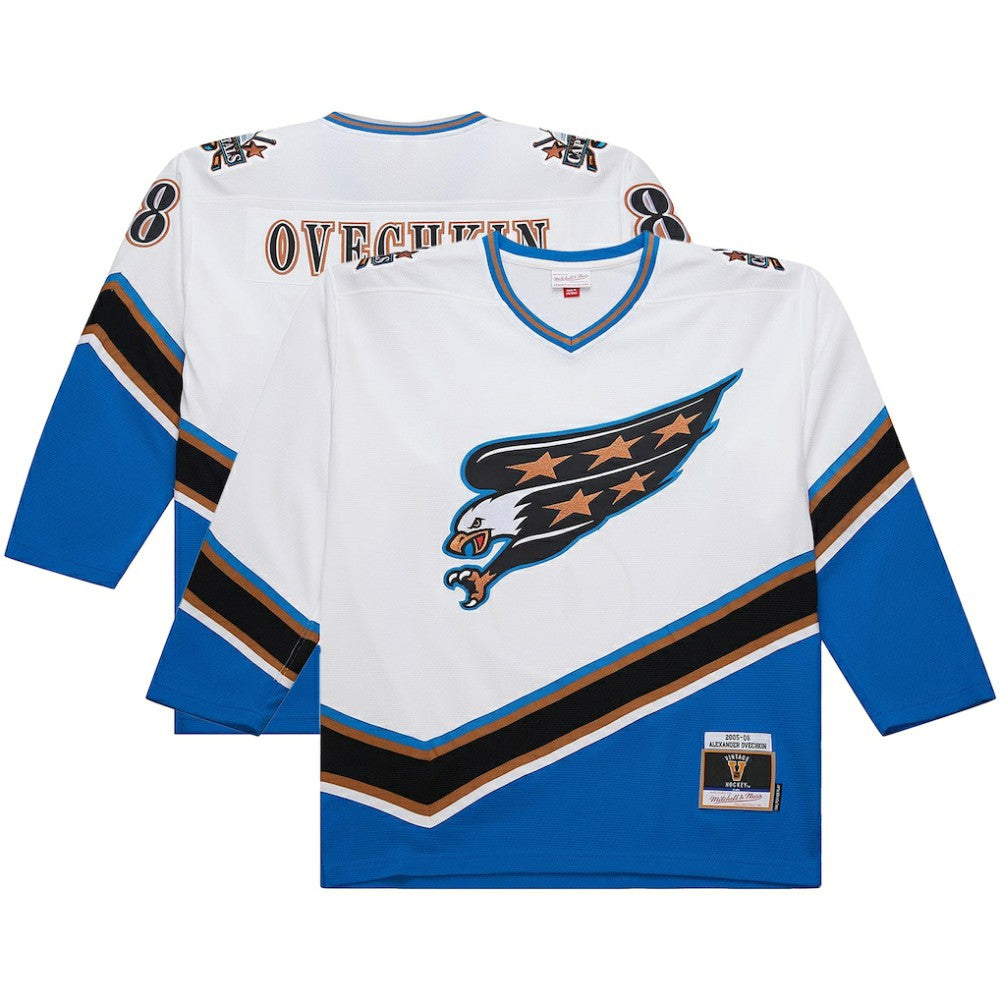 Alexander Ovechkin Washington Capitals Mitchell & Ness Big & Tall 2005/06 Power Play Jersey - White Jerseys