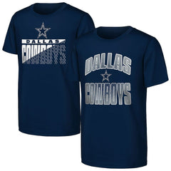 Dallas Cowboys Outerstuff Youth Never Quit 2-Pack T-Shirt Set - Navy cheap