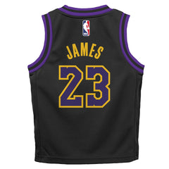LeBron James Los Angeles Lakers Preschool 2025/26 City Edition Swingman Jersey - Black shop