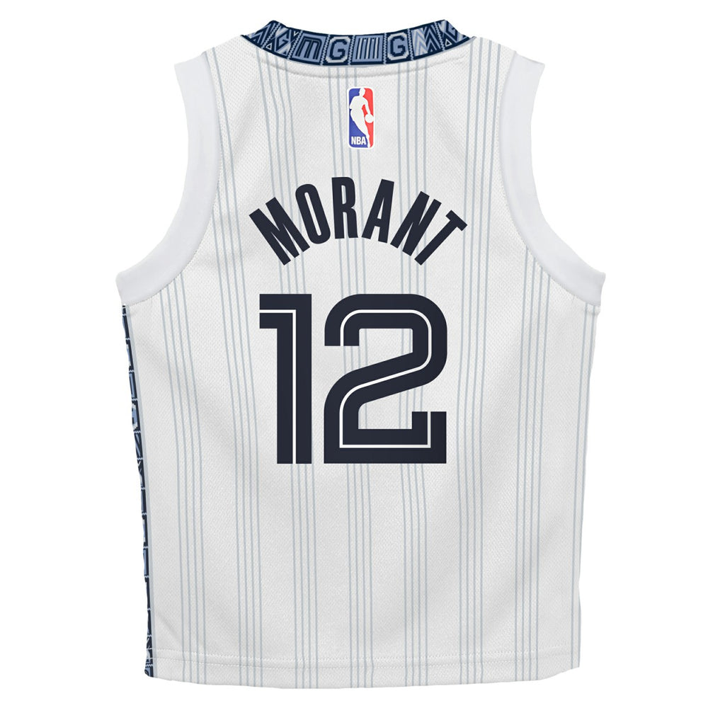 Ja Morant Memphis Grizzlies Preschool 2025/26 City Edition Swingman Jersey - White discount