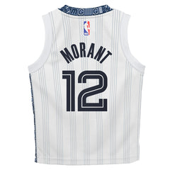 Ja Morant Memphis Grizzlies Preschool 2025/26 City Edition Swingman Jersey - White discount