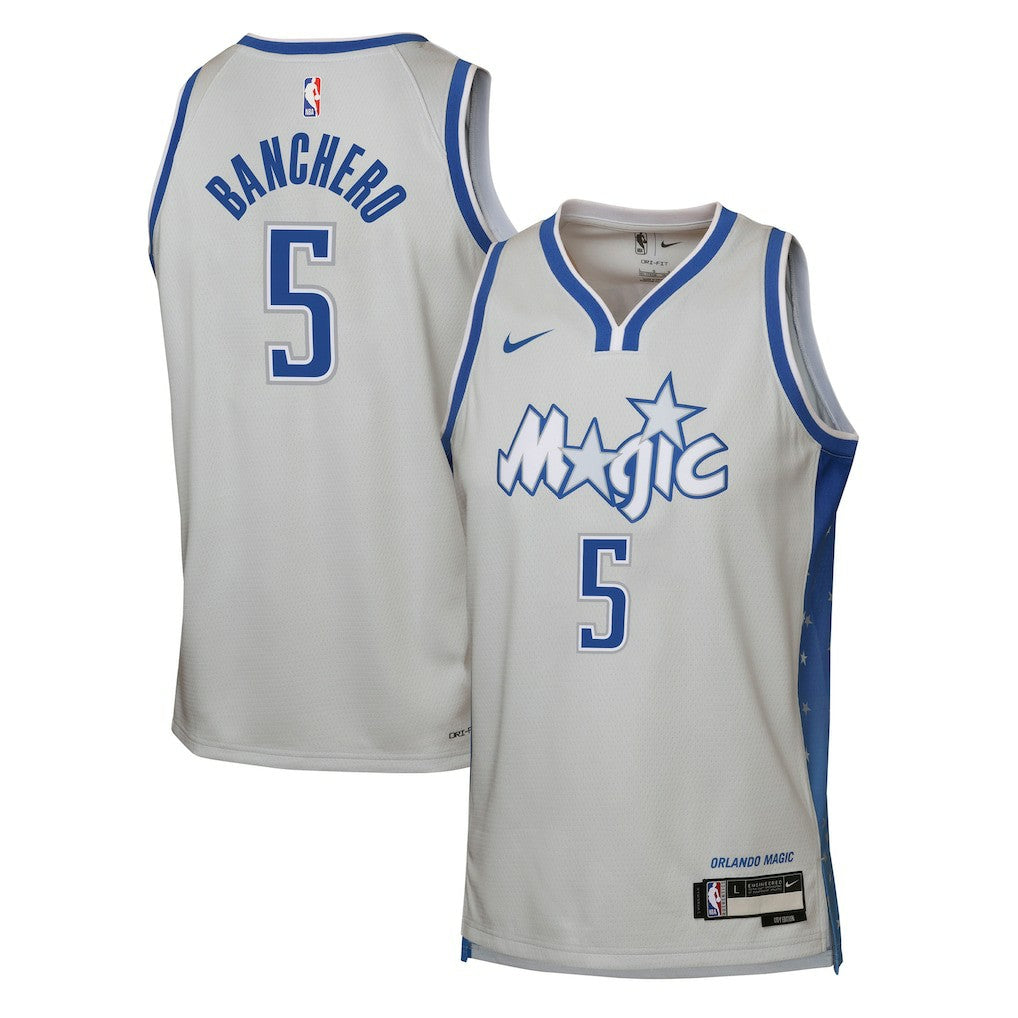 Paolo Banchero Orlando Magic Youth 2025/26 City Edition Swingman Jersey - Silver outlet