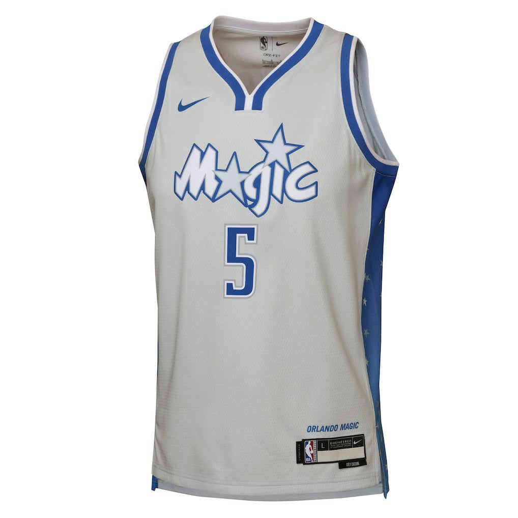 Paolo Banchero Orlando Magic Youth 2025/26 City Edition Swingman Jersey - Silver outlet