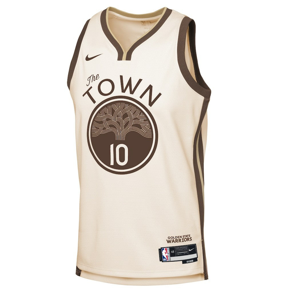 Jimmy Butler III Golden State Warriors Youth 2025/26 City Edition Swingman Jersey sale - Tan sale