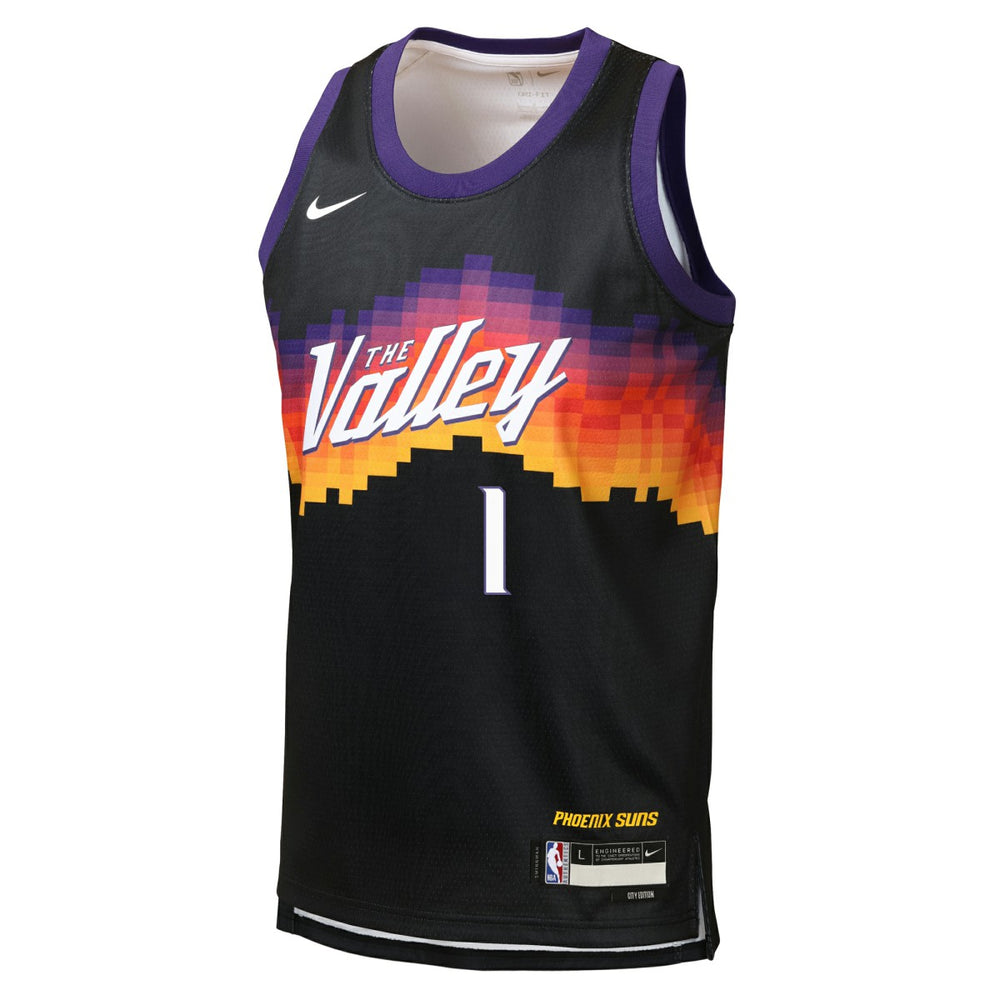 Devin Booker Phoenix Suns Youth 2025/26 City Edition Swingman Jersey - Black discount