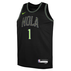 Zion Williamson New Orleans Pelicans Youth 2025/26 City Edition Swingman Jersey - Black sale