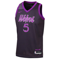Anthony Edwards Minnesota Timberwolves Youth 2025/26 City Edition Swingman Jersey - Purple shop