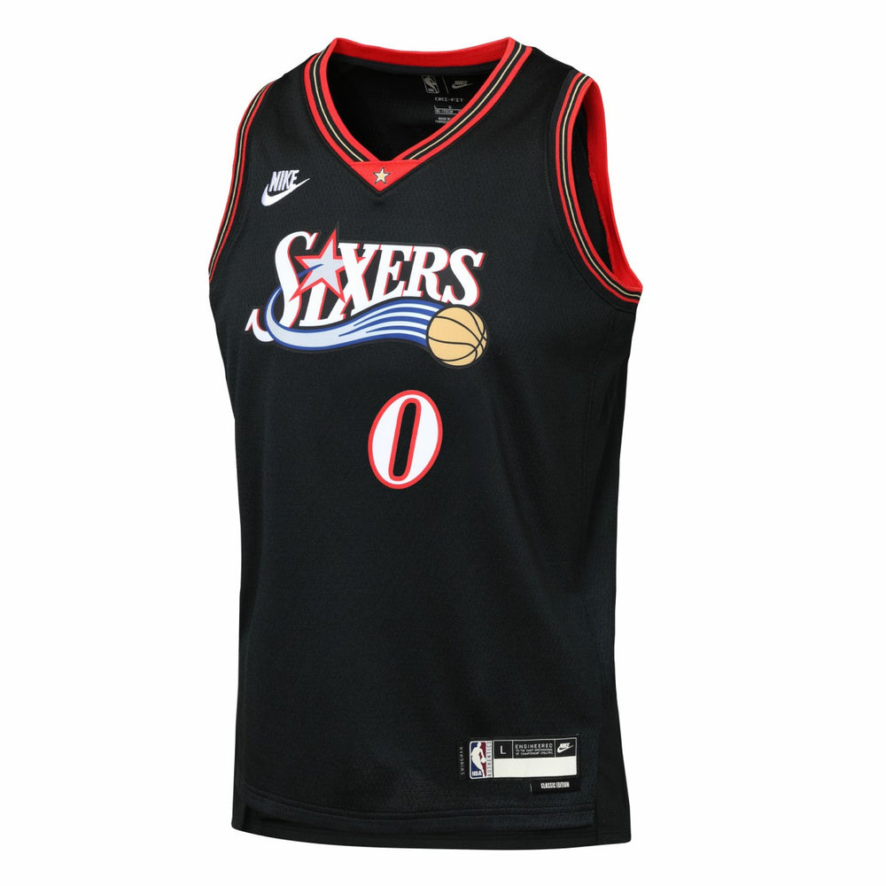 Tyrese Maxey Philadelphia 76ers Youth Swingman Jersey - Classic Edition - Black sale