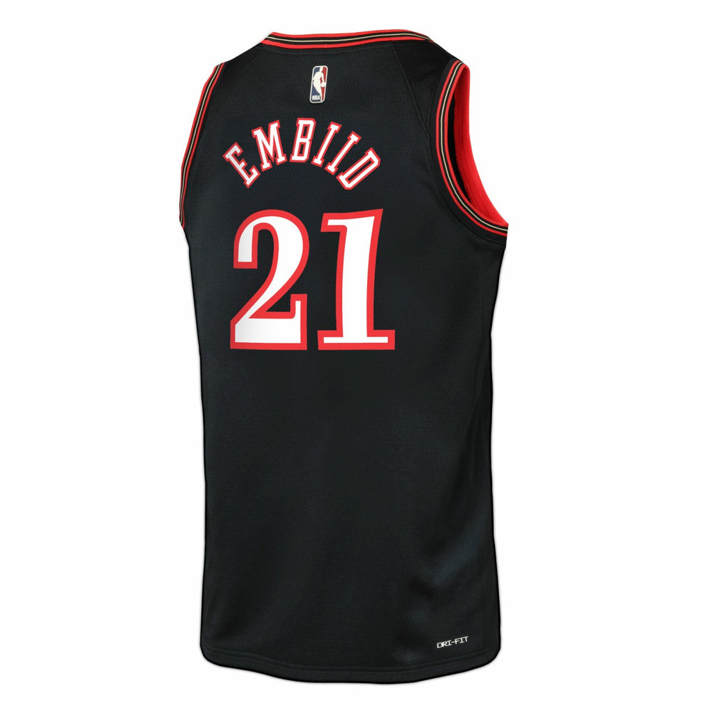 Joel Embiid Philadelphia 76ers Youth Swingman Jersey - Classic Edition - Black outlet