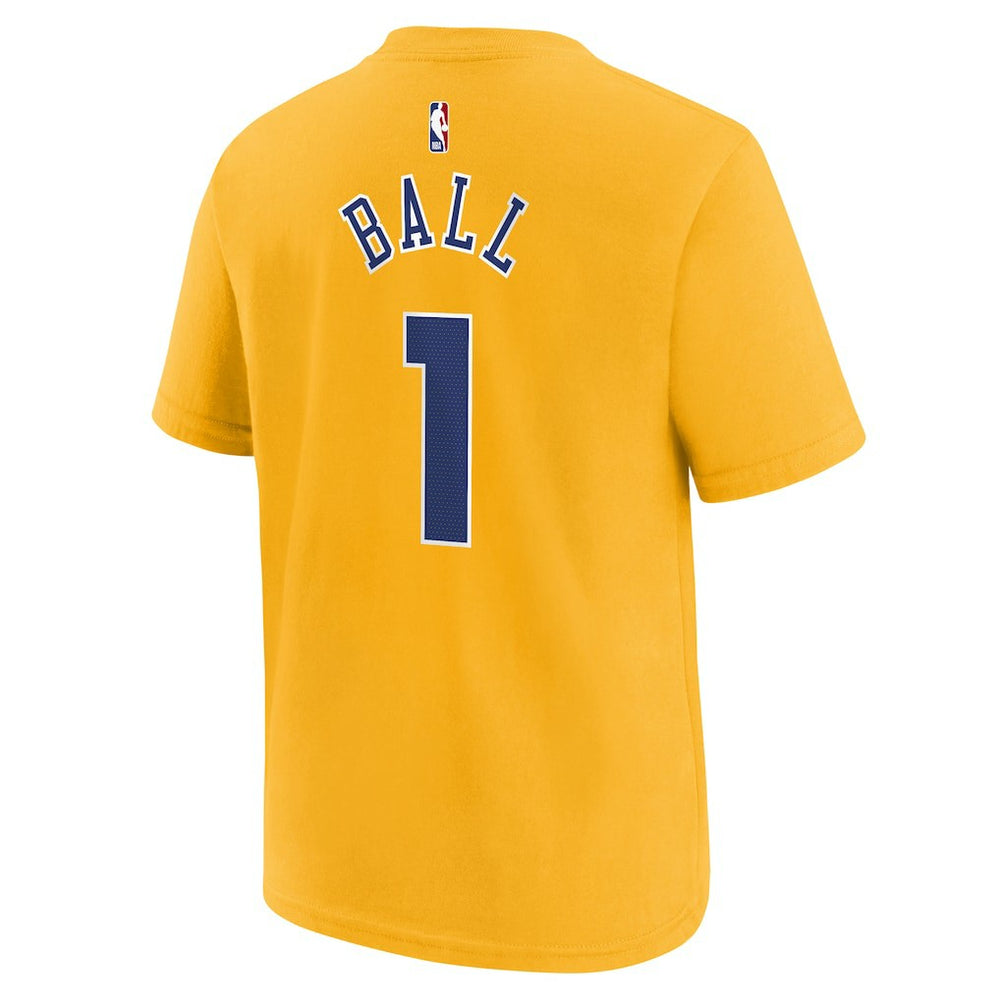 LaMelo Ball Charlotte Hornets Youth 2025/26 City Edition Name & Number T-Shirt - Yellow shop