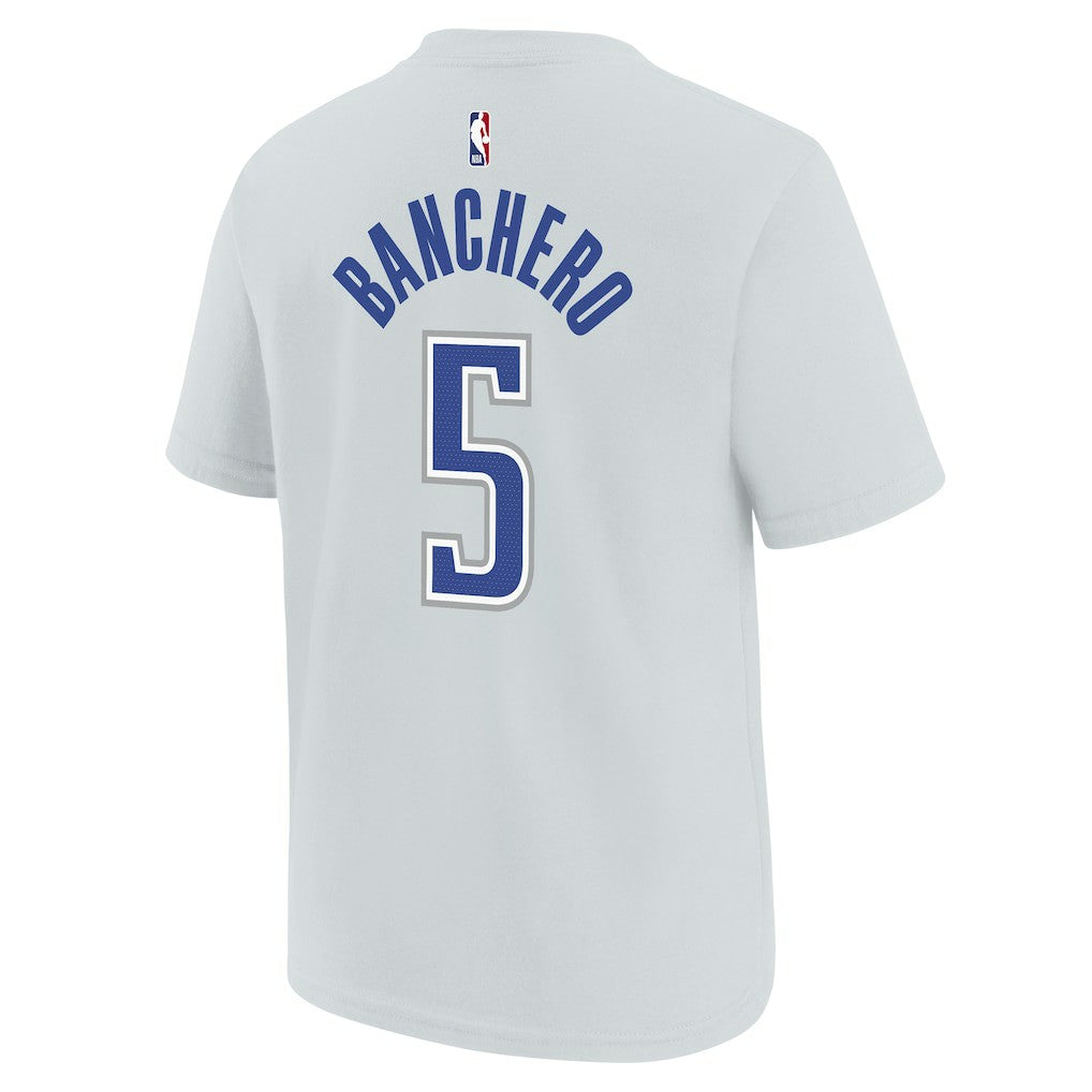Paolo Banchero Orlando Magic Youth 2025/26 City Edition Name & Number T-Shirt - Silver cheap