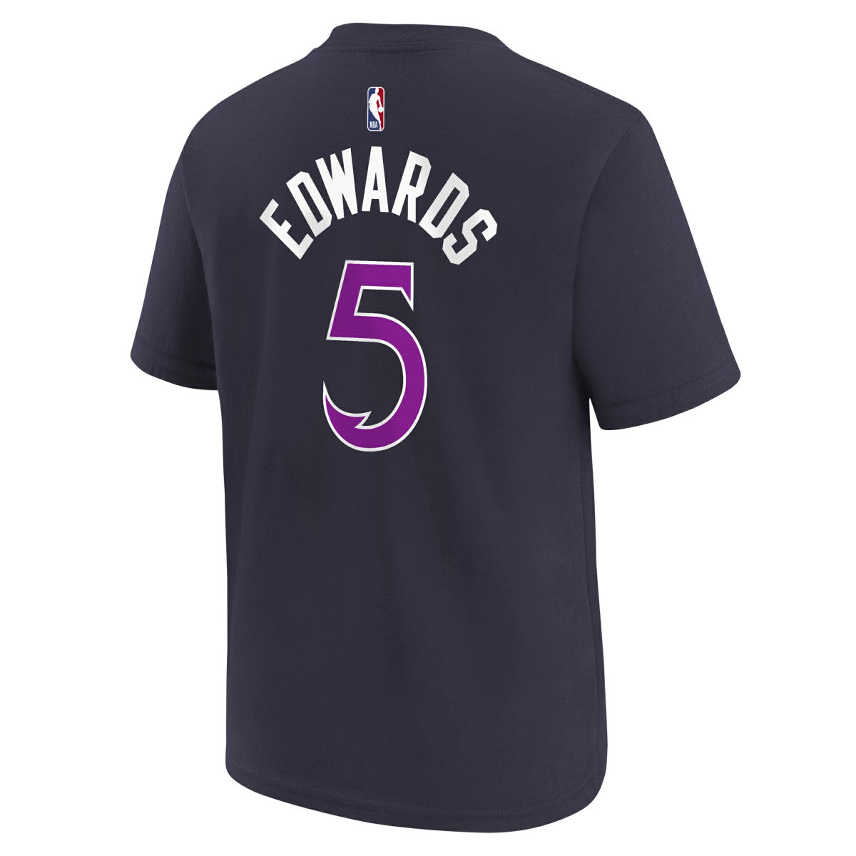 Anthony Edwards Minnesota Timberwolves Youth 2025/26 City Edition Name & Number T-Shirt - Purple on sale