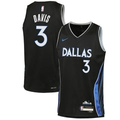 Anthony Davis Dallas Mavericks Youth 2025/26 City Edition Swingman Jersey sale - Black on sale