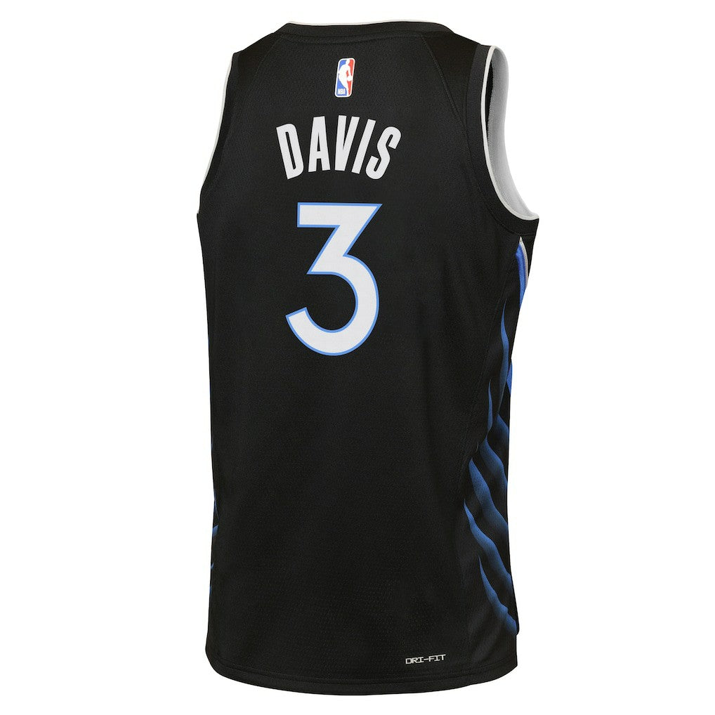 Anthony Davis Dallas Mavericks Youth 2025/26 City Edition Swingman Jersey sale - Black on sale