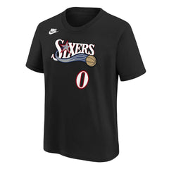 Tyrese Maxey Philadelphia 76ers Youth Name & Number T-Shirt - Classic Edition - Black outlet