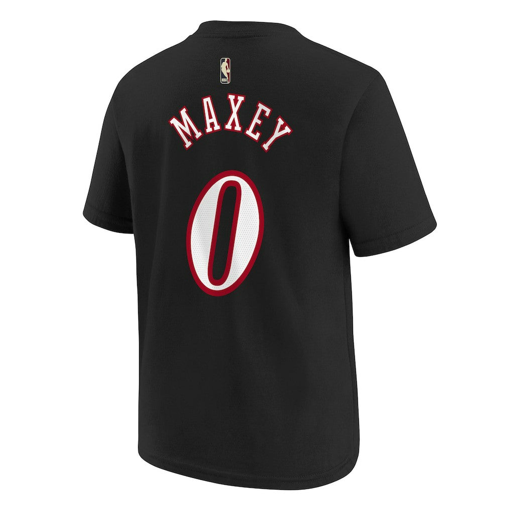Tyrese Maxey Philadelphia 76ers Youth Name & Number T-Shirt - Classic Edition - Black outlet