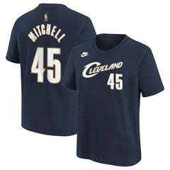Donovan Mitchell Cleveland Cavaliers Youth Name & Number T-Shirt sale - Classic Editi- Navy shop