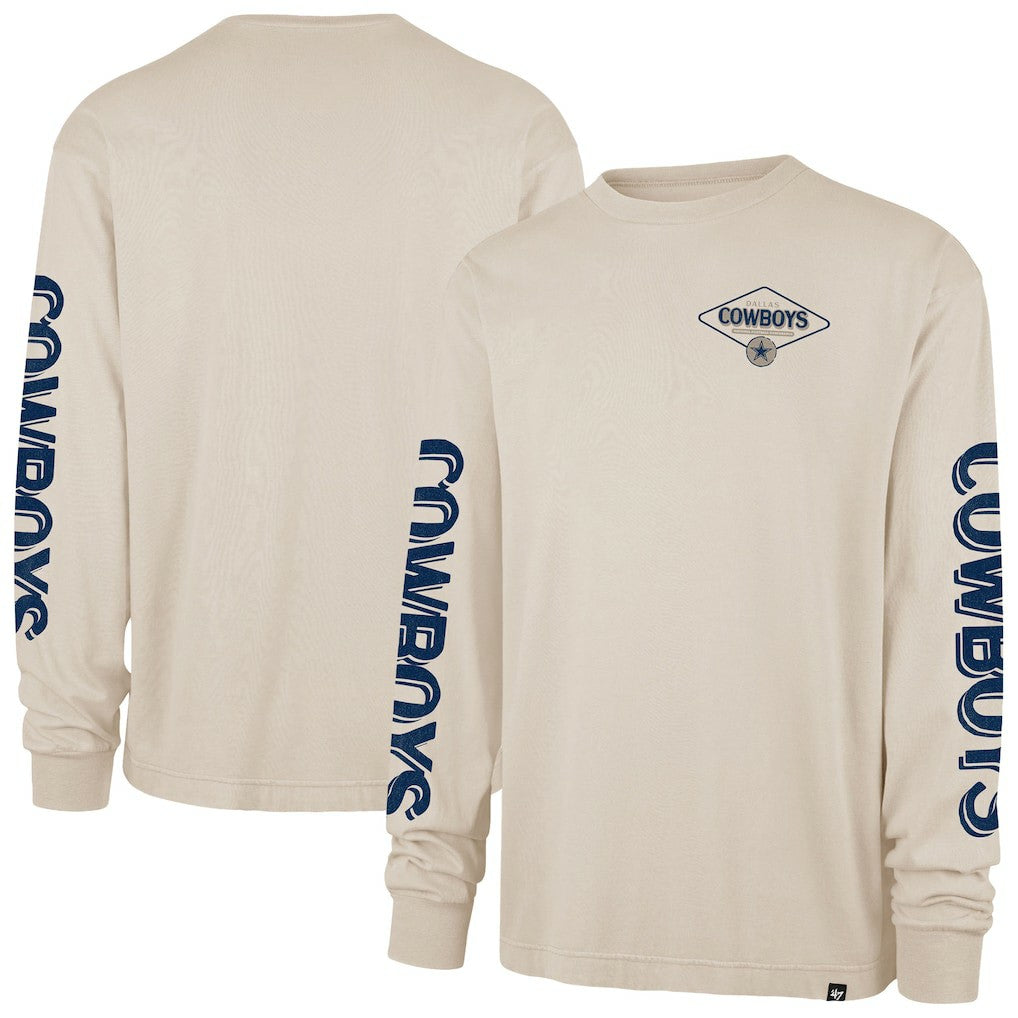 Dallas Cowboys '47 Cairn Ravine Foundation Long Sleeve T-Shirt - Tan for sale