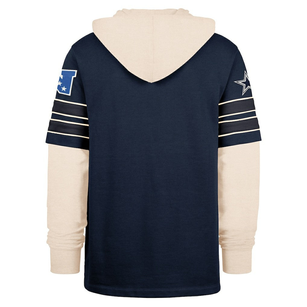 Dallas Cowboys '47 Split Zone Cornerback Duo Hoodie - Navy outlet